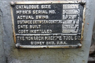 1950 MONARCH 16X54 LATHES, ENGINE | Machinery Network Inc. (4)