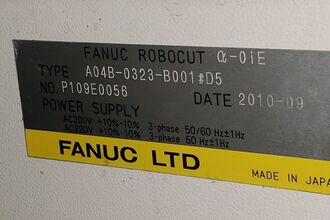 2010 FANUC ROBOCUT ALPHA 0IE ELECTRIC DISCHARGE MACHINES, WIRE, N/C & CNC | Machinery Network Inc. (5)