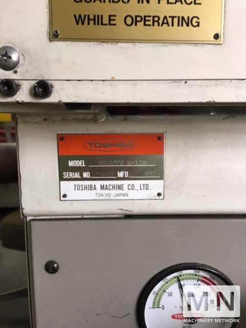 1992 TOSHIBA ISF60PSII1.5B INJECTION MOLDING, HORIZONTAL/VERTICAL | Machinery Network Inc.
