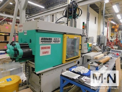2002,ARBURG,420C-1000-350/150 2-COLOR,INJECTION MOLDING, HORIZONTAL/VERTICAL,|,Machinery Network Inc.