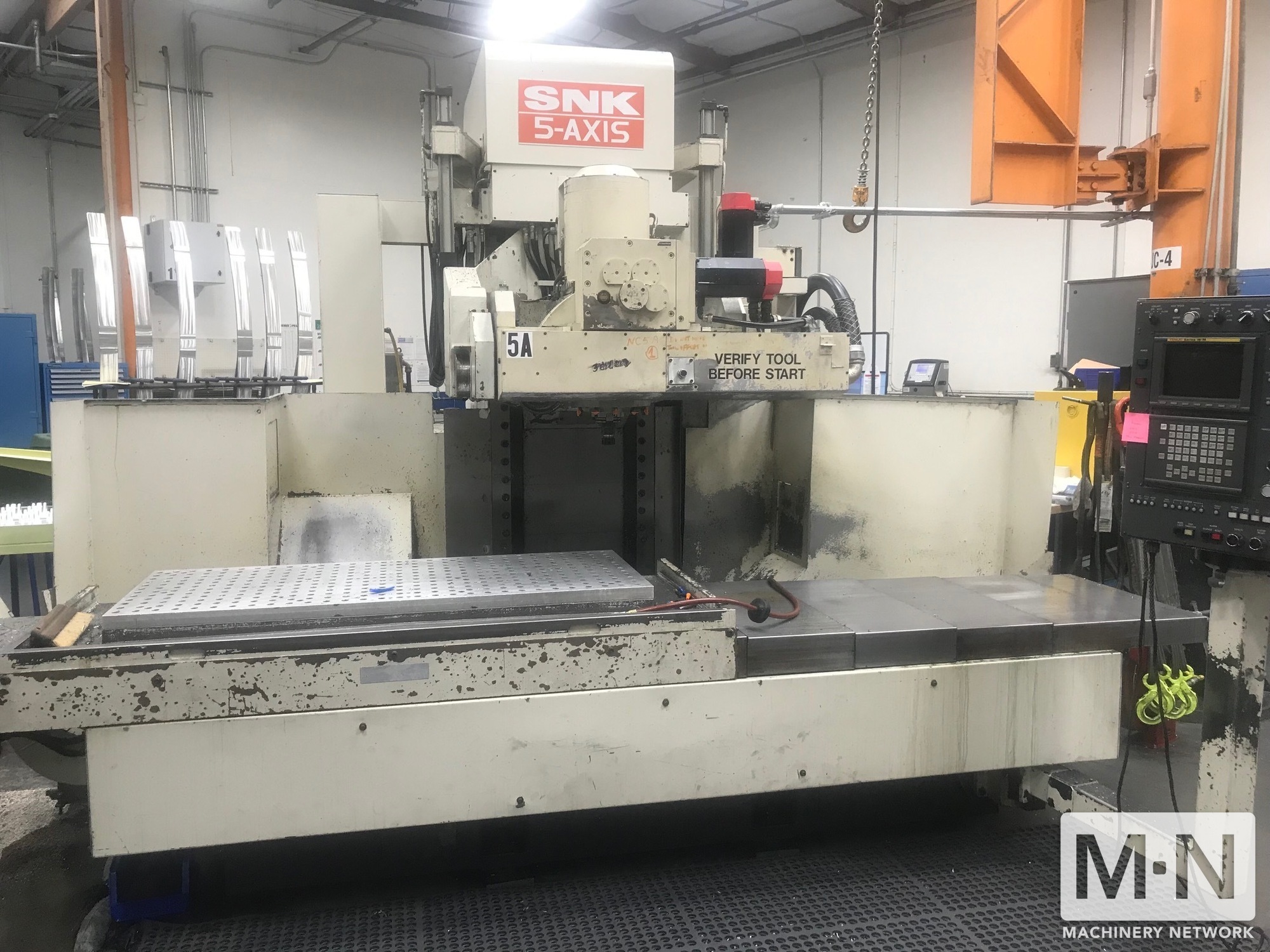 1999 SNK PC-60V 5-AXIS MACHINING CENTERS, VERTICAL, N/C & CNC | Machinery Network Inc.