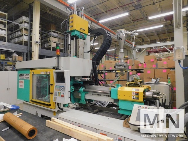 2002 ARBURG 420C-1000-350/150 2-COLOR INJECTION MOLDING, HORIZONTAL/VERTICAL | Machinery Network Inc.