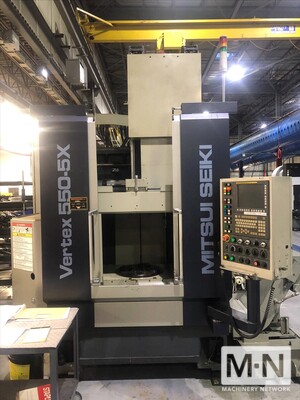 2006 MITSUI SEIKI VERTEX 550 5X Vertical Machining Centers (5-Axis or More) | Machinery Network Inc.