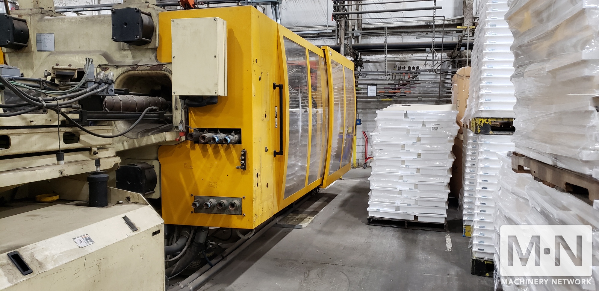 2002 HUSKY 2-COLOR HR650 RS55/50 INJECTION MOLDING, HORIZONTAL/VERTICAL | Machinery Network Inc.