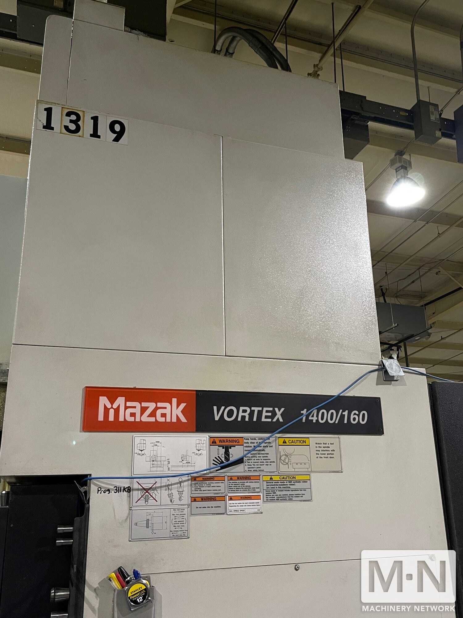 2005 MAZAK VORTEX 1400/160-II MACHINING CENTERS, VERTICAL, N/C & CNC | Machinery Network Inc.