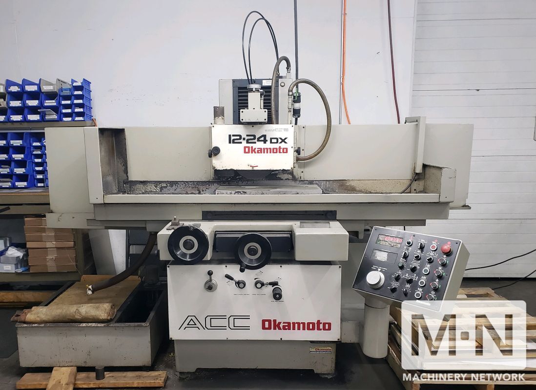 1997 OKAMOTO ACC-12-24DX GRINDERS, SURFACE, RECIPROCATING TABLE, (Horizontal Spindle) | Machinery Network Inc.