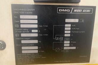 2014 DMG MORI DMC 1035 V ECOLINE MACHINING CENTERS, VERTICAL, N/C & CNC | Machinery Network Inc. (8)
