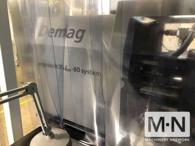 2001 DEMAG 350/320-80 ET SYSTEM INJECTION MOLDING, HORIZONTAL/VERTICAL | Machinery Network Inc.