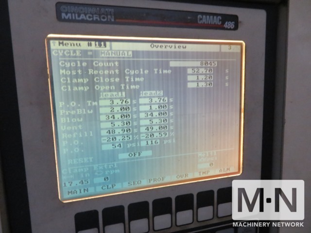 1996 CINCINNATI E90-D-5C BLOW MOLDING MACHINES | Machinery Network Inc.
